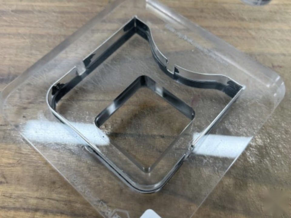 Cutting die from this customer's order, photo by the customer